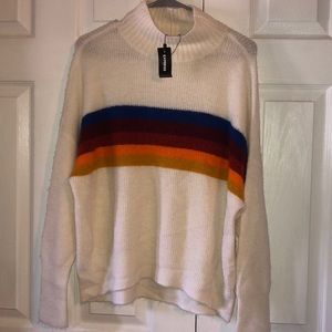 Express striped sweater